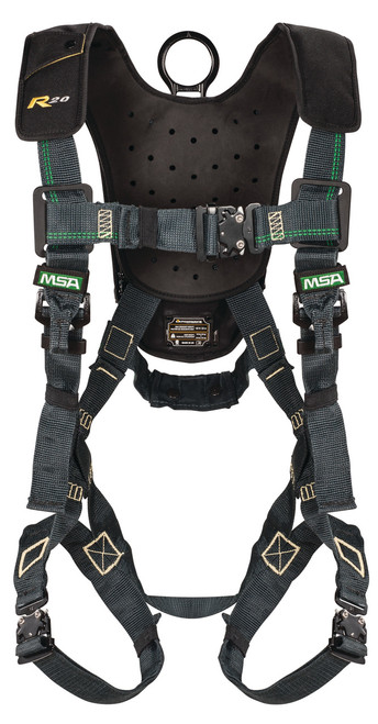 MSA 10176311 PDR with EVOTECH Arc Flash Harness Quick-Connect.