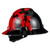 MSA V-Gard Helmet Black with Red Maple Leaf - 10082235