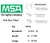 MSA 475407 Skullgard Full Brim Hard Hat with Fas-Trac Suspension 