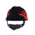 MSA 10124206 Fast Trac Suspension Hard Hat Black Fire