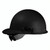 Fibre Metal Roughneck Black Hard Hat With Quick Lok SwingStrap Suspension