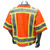 Radians SV55-3 Class 3 Heavy Woven Hi Viz Orange Engineer Vest