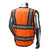 Radians SV65 Type R Class 2 Orange Heavy Duty Surveyor With Zipper