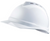 MSA 10034027 White Vented V-Gard 500 Cap With 6 Point Fas-Trac III