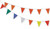 Cortina 03-403-60 Vinyl Pennant 60' L x 9" W x 12" H, Multicolor