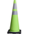 Cortina 03-500-06LI Lime Traffic Cone with 6"/4" Reflective Collar 36"