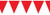 Cortina 03-400-60 Vinyl Pennant 60' Length x 9" Width (Red)