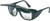 Uvex S213 Horizon Black Frame Safety Glasses Shade 5 Flip