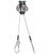 MSA Leading Edge 8' Twin Cable SRLs with Aluminum Rebar Hooks