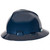 MSA 802975 V-Gard Full Brim Hard Hat - Fas-Trac Suspension - Dark Blue