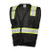 ML Kishigo Enhanced Visibility Multi Pocket Black Mesh Vest