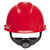 MSA 475363 V-Gard Red Hard Hat with Fas-Trac Suspension (Cap Style)