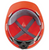 MSA 475363 V-Gard Red Hard Hat with Fas-Trac Suspension (Cap Style)