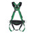 MSA V-FORM Construction Safety Harness with Back & Hip D-Ring