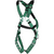 MSA V-FORM Safety Harness Back & Hip D-Rings Tongue Buckle Leg Straps