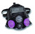 North 760008AW Premium Silicone Full Facepiece with 5 Point Headstrap and Welding Attachment (Medium/Large)
