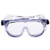 3M 91252H1-DC-14 Goggle Chemical Splash Black Strap Clear Lens (14/Box)