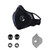 Fierce Safety SC400 Sport Mask Activated Carbon Dust Mask with Exhalation Valves (1 Mask)