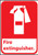 NMC FGA3R "Fire Extinguisher" Rigid Plastic Sign