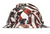 MSA 10204780 One Nation V-Gard Hydro Dip Hard Hat with Fast trac III
