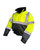 Fierce Safety 3-in-1 Superior Hi-Vis Lime Class 3 Bomber Safety Jacket with Fleece