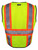 Fierce Safety Surveyors Class 2 Meshed Vest with Orange Trim and Black Bottom