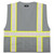 ML Kishigo B111 Enhanced Visibility Multi-Pocket Mesh Vest - Gray