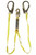 Guardian 6' DBL Leg with Rebar Hooks, Snap Hook & External Shock Pack