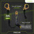 Frontline LES62R-US Patriot 6' Double Leg Elastic Lanyard with Rebar Hook Ends (USA Made)