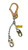 Frontline PSSW2R-US Patriot Positioning Chain with Swiveling Hook (USA Made)