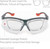 Honeywell S3300 Uvex Ultra-dura Black Frame Color Clear Lens Tint (Each)