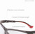 Honeywell S3300 Uvex Ultra-dura Black Frame Color Clear Lens Tint (Each)