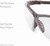Honeywell S3300 Uvex Ultra-dura Black Frame Color Clear Lens Tint (Each)