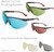 Honeywell S3300 Uvex Ultra-dura Black Frame Color Clear Lens Tint (Each)