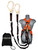 Frontline Combat Compliance Kit - Harness 6' Double Rebar Hook Leg Lanyard and Drawstring Bag