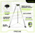 Frontline TAN07-US Patriot 7' Confined Space Aluminum Tripod (USA Made)