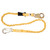 Werner C351100 Softcoil Single Leg Lanyard with Energy Absorbing Inner Core Snap Hook (6 ft.)