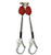 Guardian 32052 Checkmate Atom Xtreme Double 6' Web SRL with Aluminum Rebar Hook