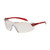 Bouton 250-45-1226 Rimless Safety Glasses with Red Temple (Dozen)