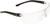 Bouton 250-MT-10070 Rimless Safety Glasses with Black Temple (Dozen)