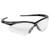 Nemesis 25676 Black Safety Glasses with Clear Lens (Dozen)