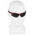 Nemesis 22611 Red Safety Glasses with Smoke Lens (Each)