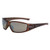 Crossfire 23117 Crystal Brown Frame with HD Brown Flash Mirror Lens (Each)