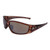 Crossfire 23117 Crystal Brown Frame with HD Brown Flash Mirror Lens (Each)