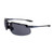 Crossfire 2141 Crystal Black Frame with Smoke Lens (Each)