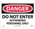 NMC D200RB Sign "Danger, Do Not Enter Authorized Personnel Only"