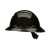 3M H-812SFR-UV SecureFit Full Brim Hard Hat Black 4-Point Pressure Diffusion