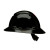 3M H-812SFV-UV SecureFit Full Brim Hard Hat Black Vented 4-Point Pressure Diffusion