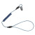 Falltech 5329A25 Stretch-coil Hard Hat Tether with choke-on cinch-loop and snap-clip 18"
