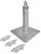 Frontline Multifunction 18" Commercial Roof Anchor for Metal, Wood or Concrete Application